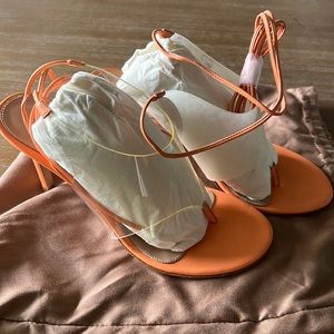 GIANVITO ROSSI
Women's Ankle-Wrap Thong Sandals